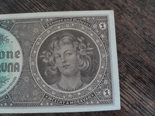 1 koruna 1940 protektorát — foto 3