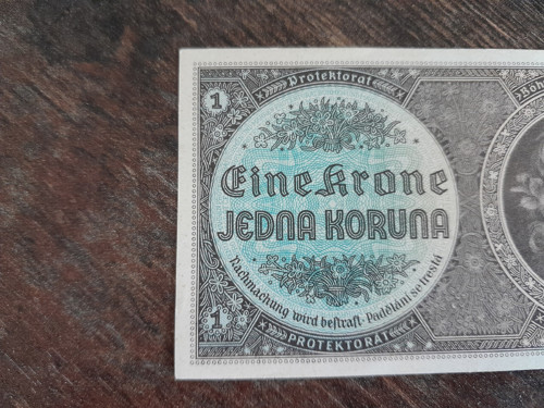 1 koruna 1940 protektorát — foto 2