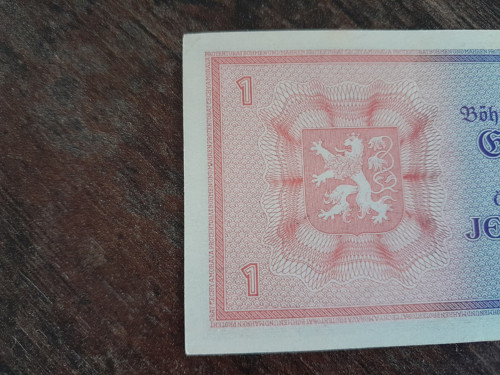 1 koruna 1940 protektorát — foto 5