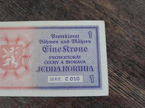 1 koruna 1940 protektorát — foto 6