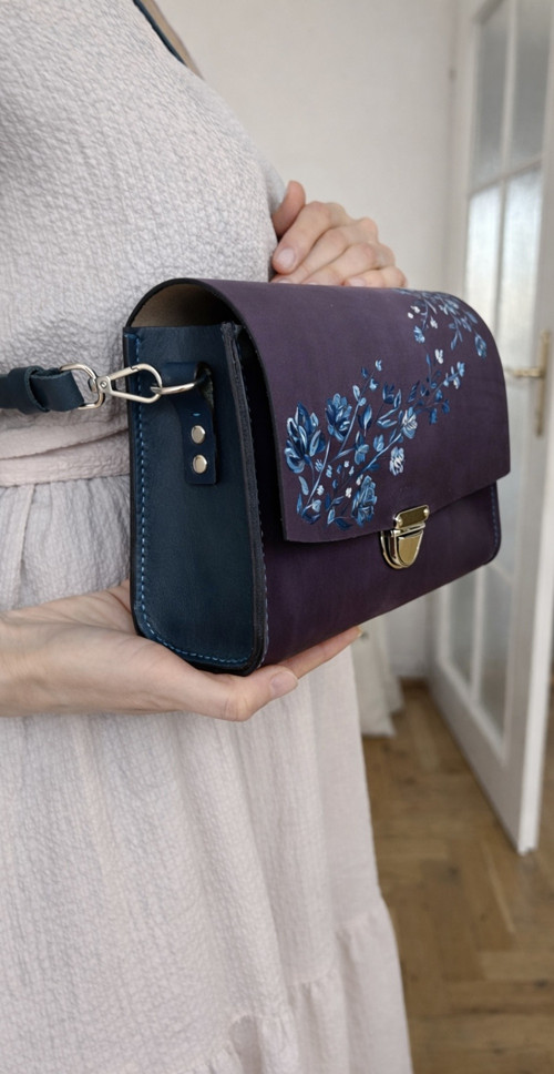 Kožená kabelka Violet — foto 3