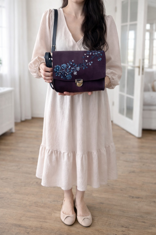 Kožená kabelka Violet — foto 2