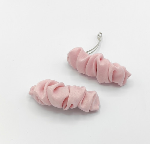 Spona do vlasů scrunchie růžová — foto 2