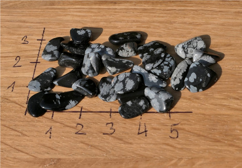 Obsidián sněžný 10 g V3209 — foto 4