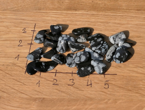 Obsidián sněžný 10 g V3209 — foto 2
