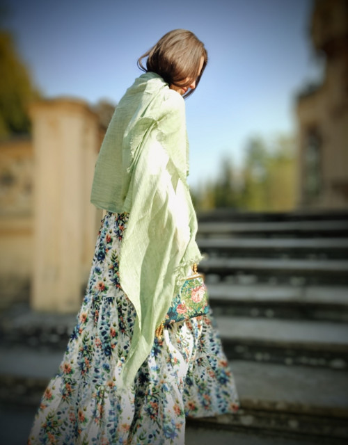Boho Sukýnka Kaskádovitá — foto 3
