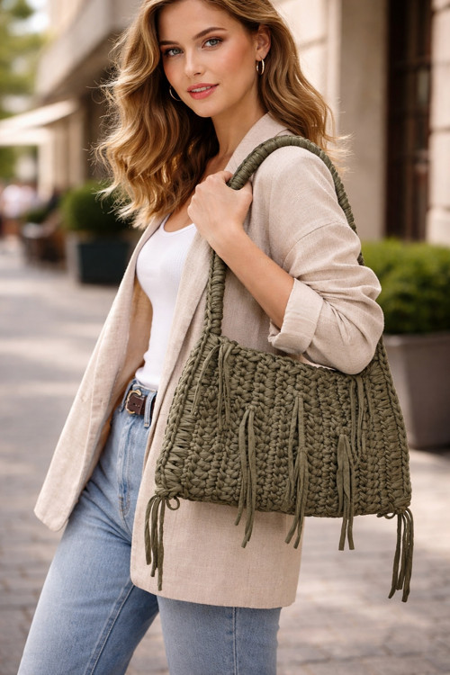 Dusk bag háčkovaná kabelka — foto 2