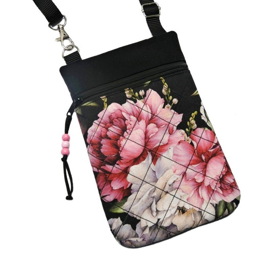 Pivoňky ... crossbody kabelka — foto 3