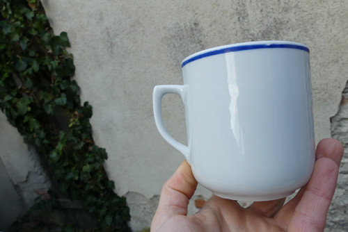 Modrá linka...porcelánový hrnek — foto 3