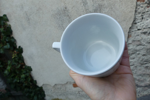 Modrá linka...porcelánový hrnek — foto 4