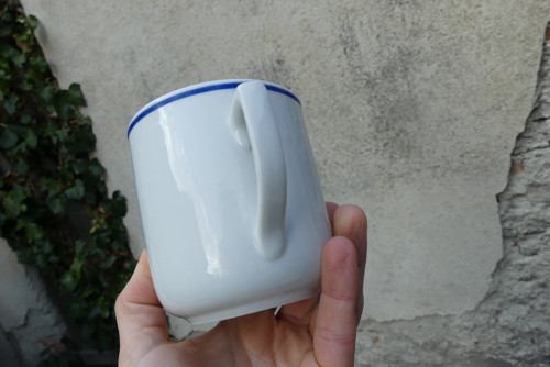 Modrá linka...porcelánový hrnek — foto 6