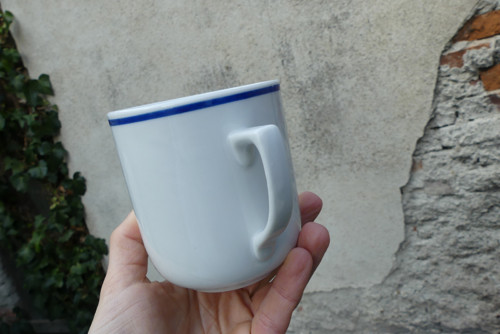 Modrá linka...porcelánový hrnek — foto 4