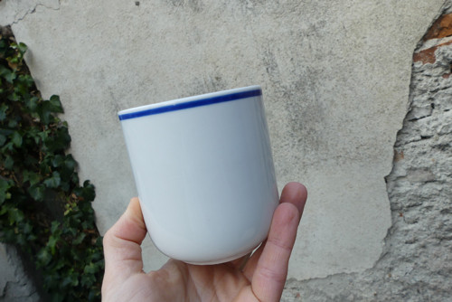 Modrá linka...porcelánový hrnek — foto 3