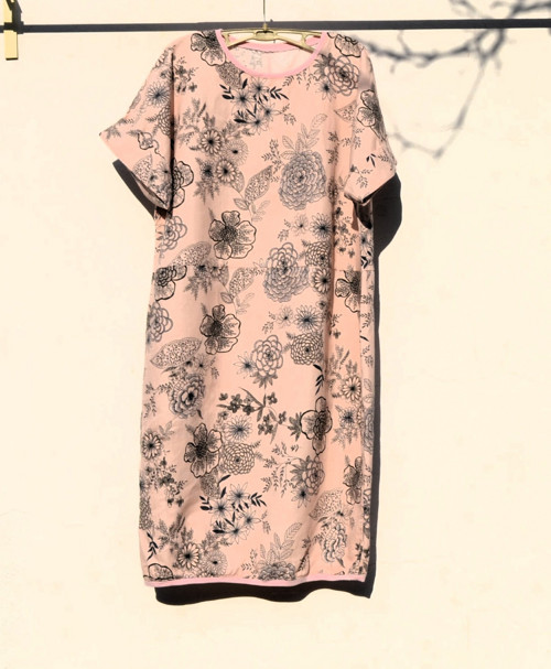 Lněné šaty rose — foto 2