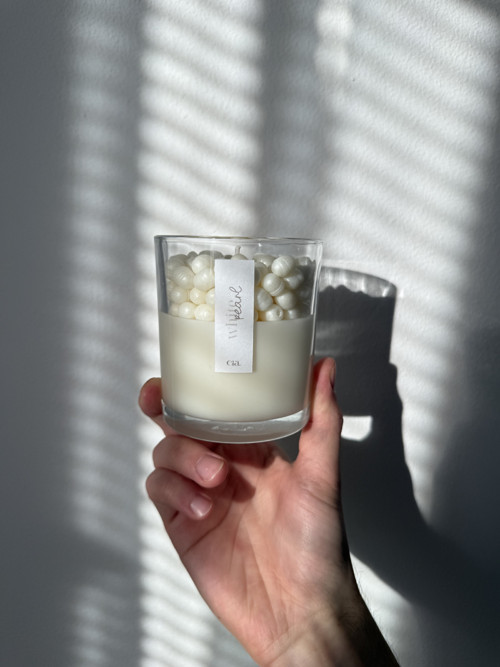 Sójová svíčka | white pearl — foto 3