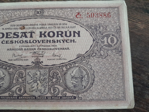 10 korun 1927 — foto 4