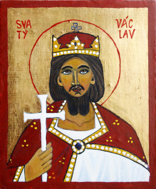 Sv. Václav ikona A4 — foto 3