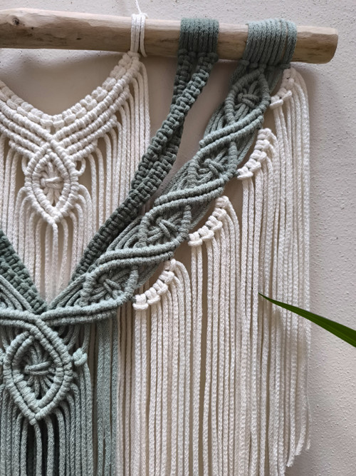 Macramé se zelenými tóny — foto 2