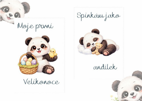 Milníkové kartičky Panda PDF — foto 4