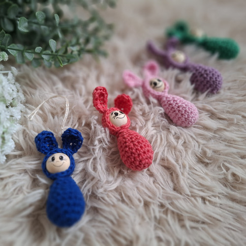 Návod na háčkovanou ozdobu zajíčka — foto 6