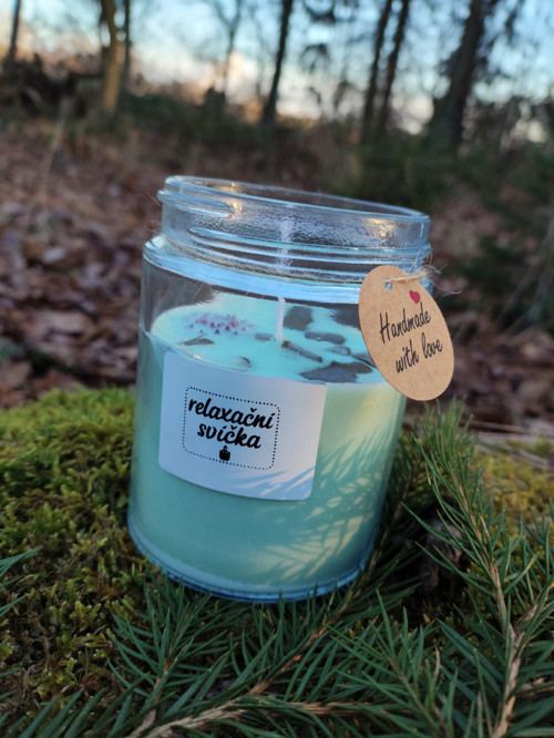 Sójová relaxační svíčka s vůní tea tree — foto 2