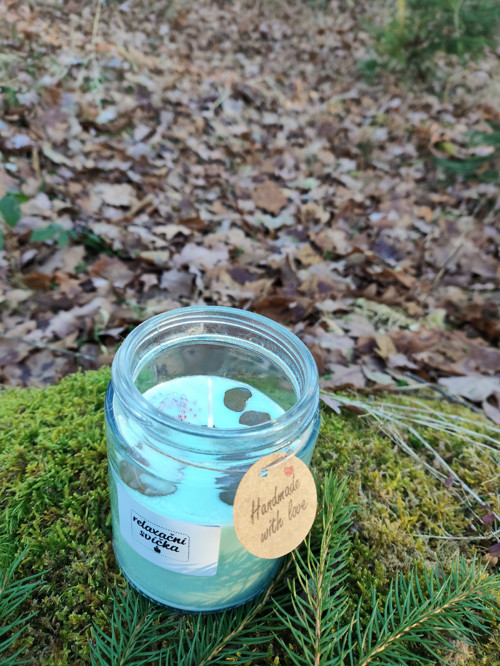 Sójová relaxační svíčka s vůní tea tree — foto 3