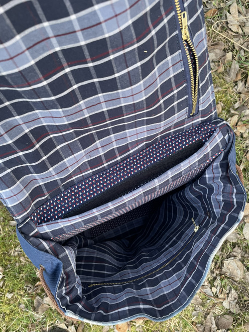 Voděodolný batoh Shibori - tmavý — foto 5