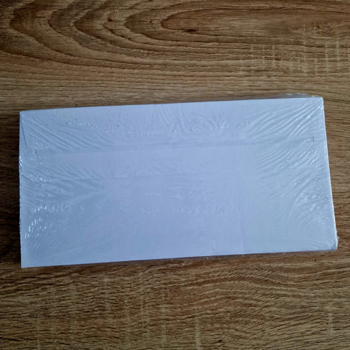 Sada 50 ks KANC. OBÁLEK 22x11 cm (bílé) — foto 2