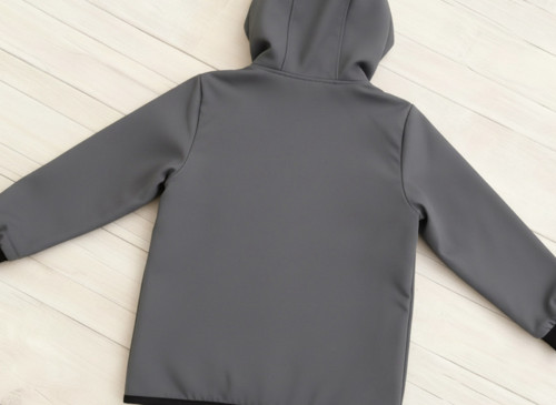 Softshell bunda dětská Bagříky s fleecem — foto 2