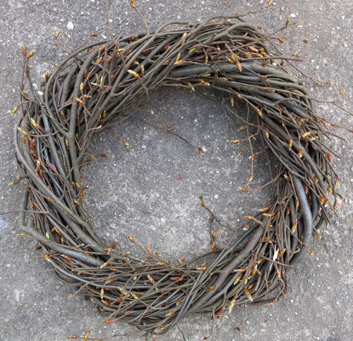 Věnec z proutí průměr cca 25 cm — foto 4
