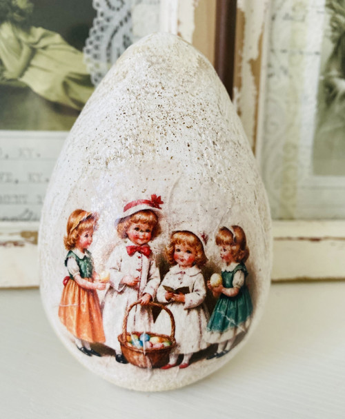 Dřevěné nostalgické vejce 2 — foto 2