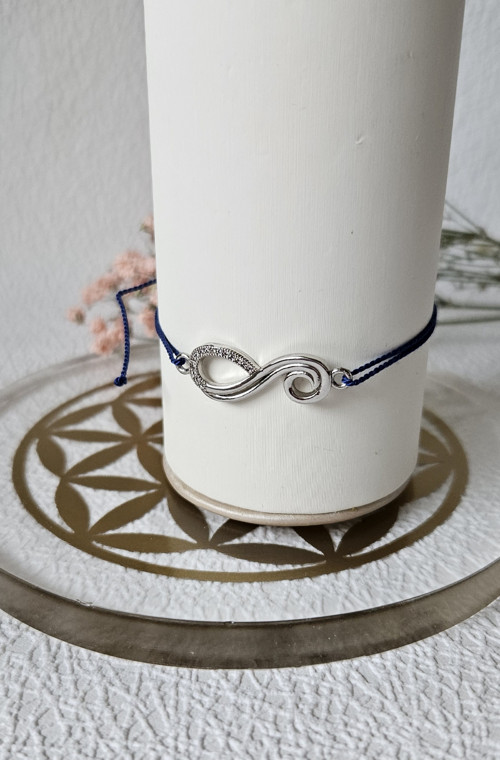 Macramé náramek nekonečno — foto 4