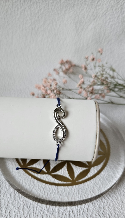 Macramé náramek nekonečno — foto 5