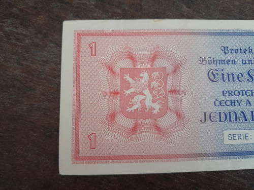 1 koruna 1940 protektorát — foto 5