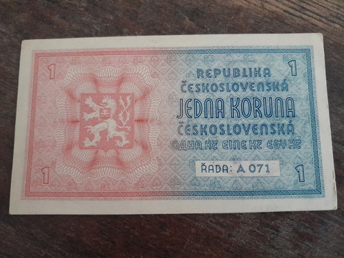 1 koruna 1938/40 protektorát — foto 4