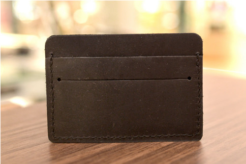 Card-holder Slim. Kůže "Kaiser" černá — foto 4
