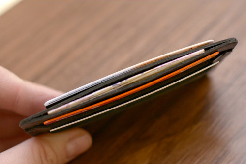 Card-holder Slim. Kůže "Kaiser" černá — foto 5