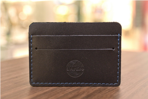 Card-holder Slim. Kůže "Kaiser" tm.modrá — foto 3