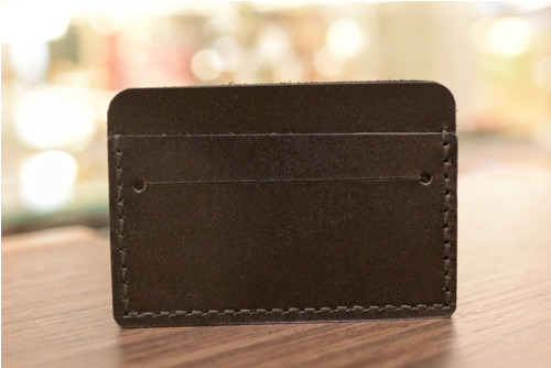Card-holder Slim. Kůže "Kaiser" černá — foto 3