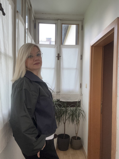 Šusťáková modro zelená bunda — foto 5