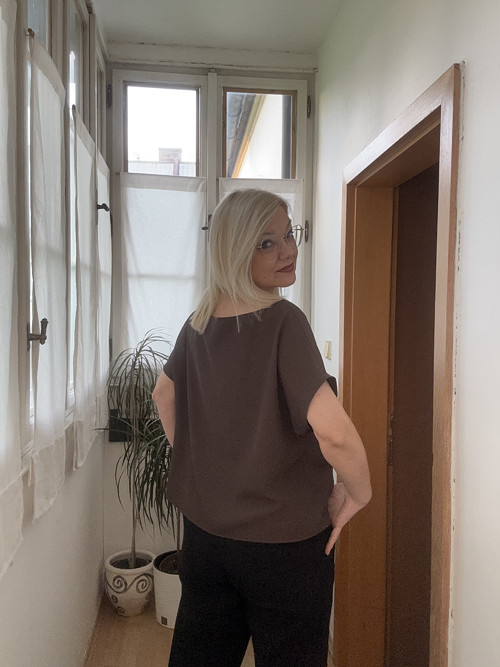 Tunika tmavě hnědá — foto 4