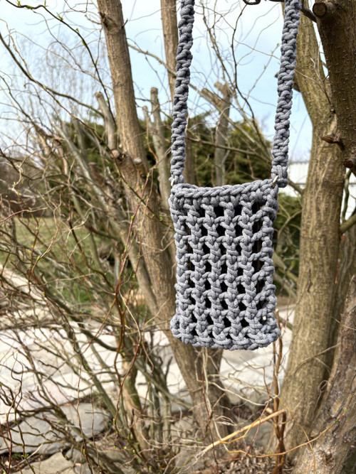 Crossbody háčkovaná kabelka — foto 2