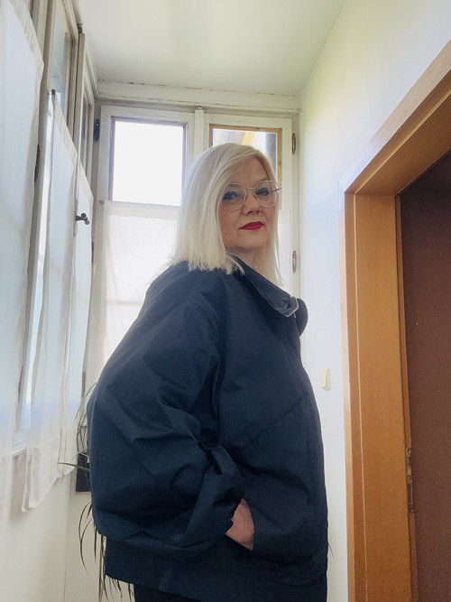 Bunda jarní tmavomodrá — foto 6