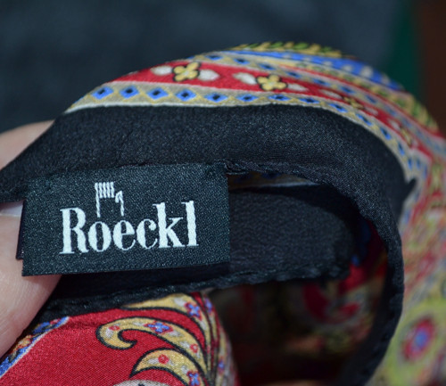 Luxusní hedvábný šátek ROECKL — foto 5