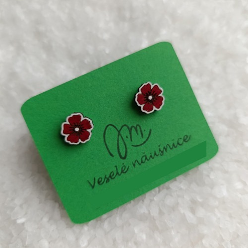 Náušnice č.083 Květ — foto 4