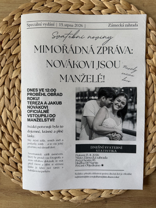 Svatební noviny — foto 2