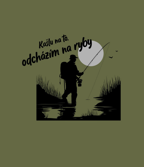 Odcházím na ryby | pánské tričko pro rybáře — foto 5