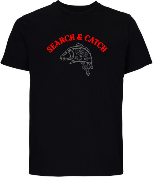 Search & Catch | pánské tričko pro rybáře — foto 3