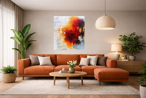 Podvečerní ladění.....110x100cm — foto 6