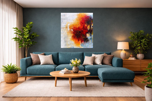 Podvečerní ladění.....110x100cm — foto 3